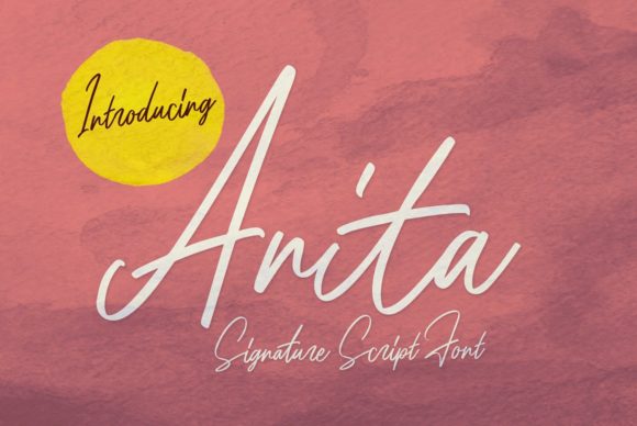 Anita: A Timeless Handwritten Font for Modern Branding