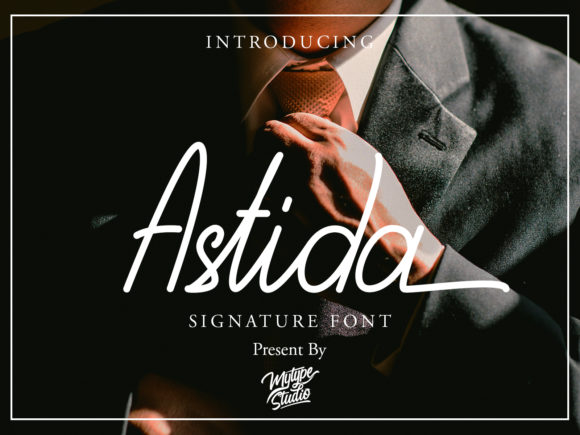 Astida: The Handwritten Font for Polished Small Business Branding