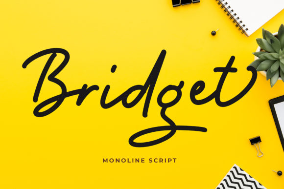 Bridget: The Relaxed Script Handwritten Font for Modern Web Design