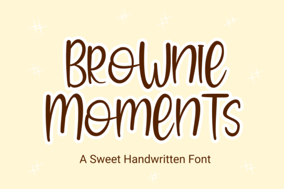 Brownie Moments: The Perfect Handwritten Typeface for Editorial Design