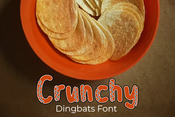 Crunchy: A Quirky Decorative Typeface for Bold Campaigns