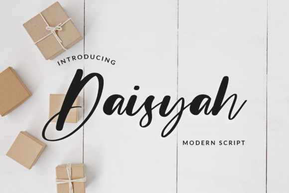 Daisyah: The Elegant Script Handwritten Font for Your Brand