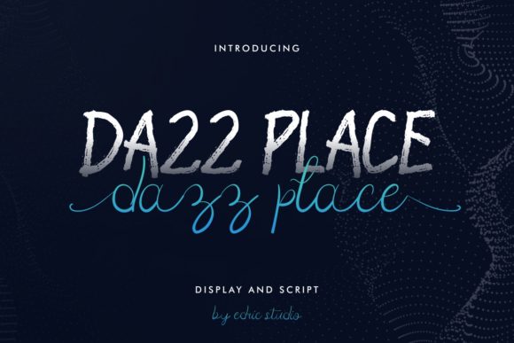 Dazz Place: A Spectacular Duo Font for Modern Branding