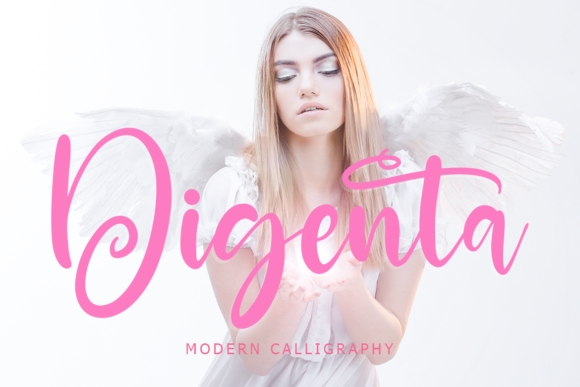 Digenta: The Elegant Handwritten Font for Scroll-Stopping Brand Content