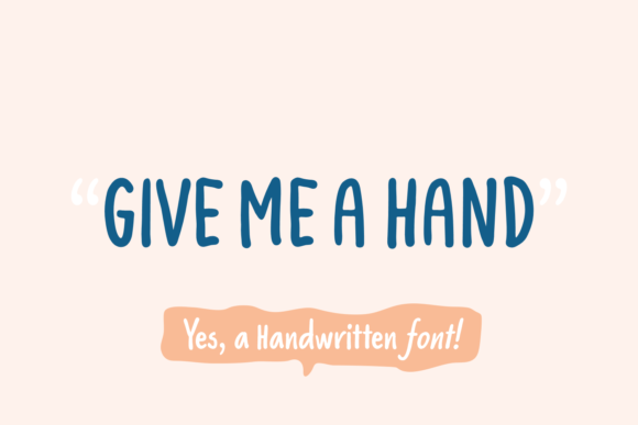 Give Me a Hand: The Exquisite Script Font for Creative Branding