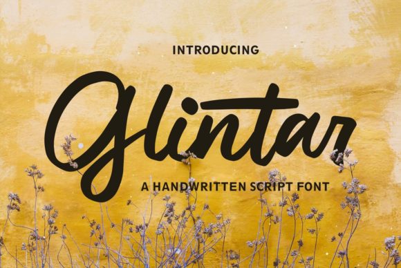 Glintar: The Elegant Script Font for Premium Branding