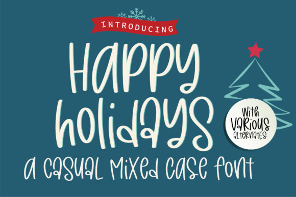 Happy Holidays Font Review for Brand Identity