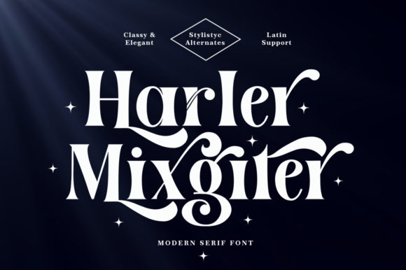 Harler Mixgiter: A Premium Serif Typeface for Modern Digital Branding
