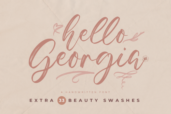Hello Georgia: The Ultimate Elegant Script for Modern Designers
