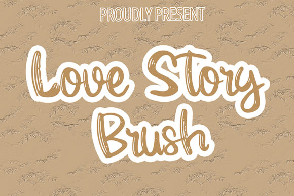 Love Story Brush: A Handwritten Typeface for Editorial Design