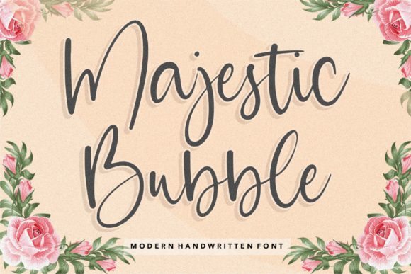 Majestic Bubble: The Perfect Script Handwritten Font for Modern Web Design