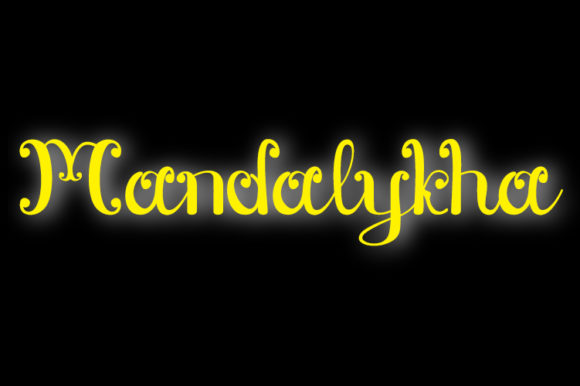 Mandalykha: The Unique Script Font for Authentic Branding