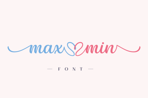Max Min: The Elegant Handwritten Typeface for Campaigns
