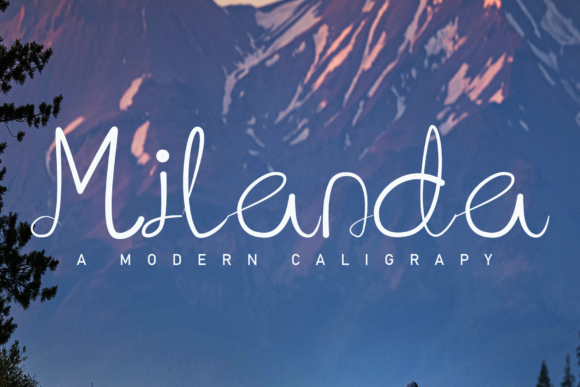 Milanda Script Font for Elegant Branding and Design