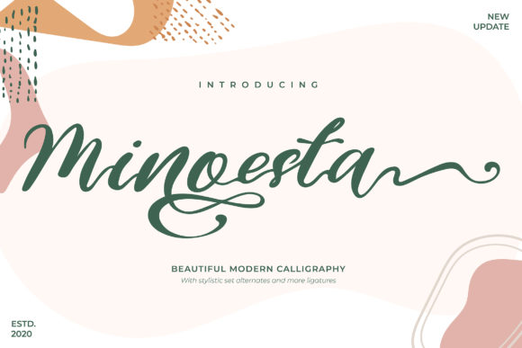 Minoesta: The Elegant Handwritten Script for Modern Designers