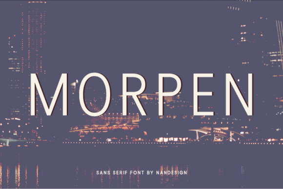 Morpen: The Stunning Sans Serif Typeface for Modern Branding