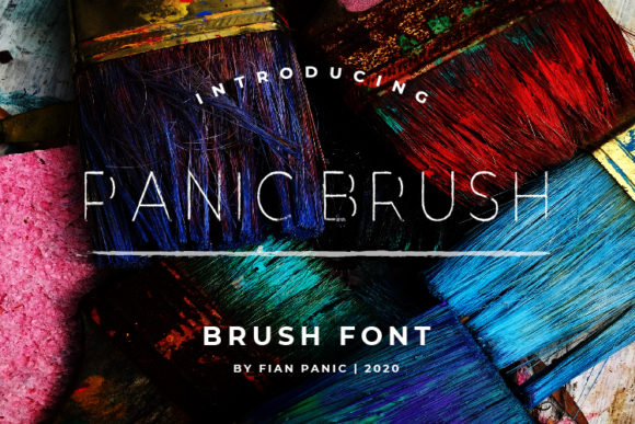Panic Brush: The Modern Sans Serif Font for Realistic Designs
