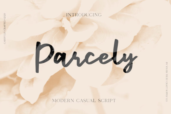 Parcely: A Casual Handwritten Font for Modern Web Design