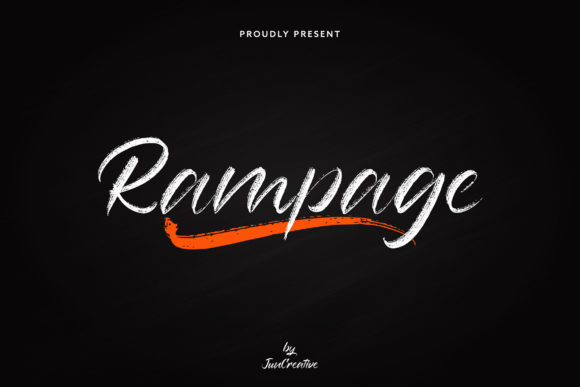 Rampage: The Modern Script Font for Scroll-Stopping Visuals