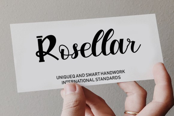 Rosellar: The Perfect Handwritten Font for Creative Crafters