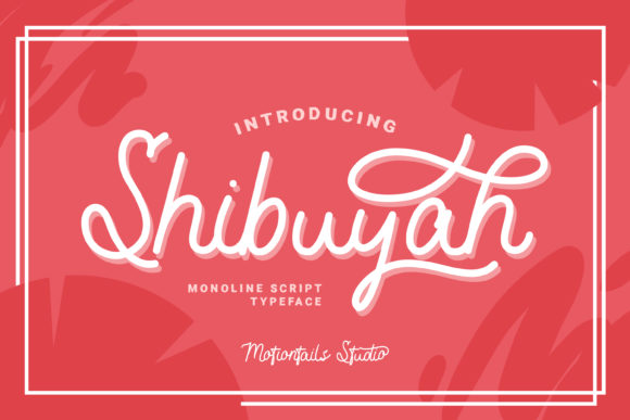 Shibuyah: A Friendly Handwritten Typeface for Modern Web Design