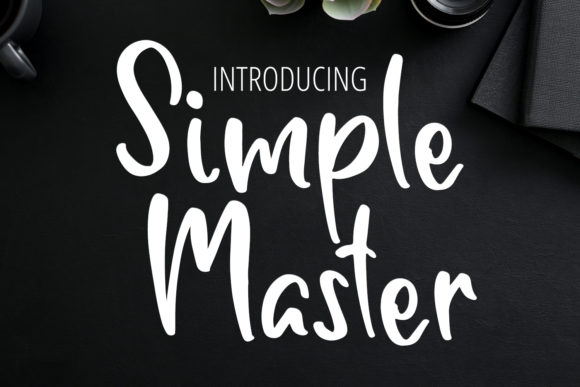 Simple Master: A Fresh Handwritten Font for Makers