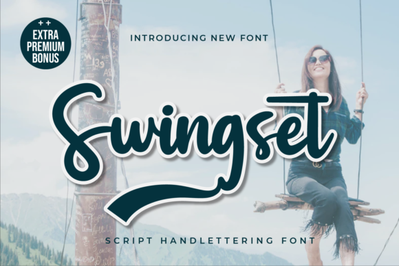 Swingset: A Handwritten Font for Modern Editorial Design