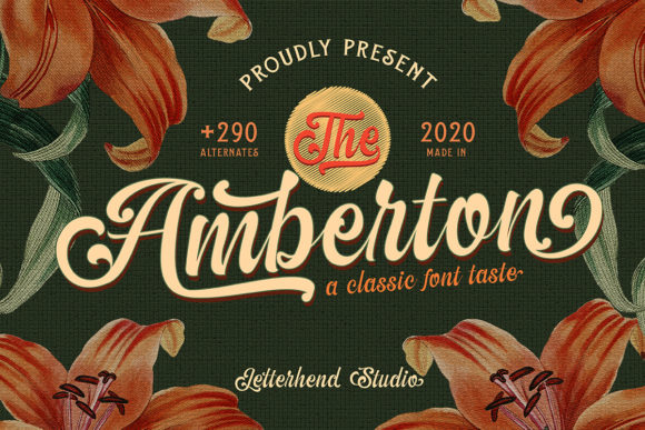 The Amberton: A Premium Handwritten Typeface for Elegant Branding